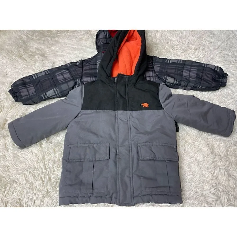 Boys Toddler 2 piece size 2T/24 Months Winter Jacket lot by Osh Kosh Bgosh & Chi